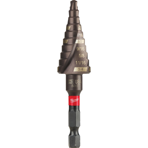 Foret &eacute;tag&eacute; #3 Shockwave Impact Duty, 3/16" - 3/4", Incr&eacute;ments de 1/16", Titane Infinity Industrial Services Inc.
