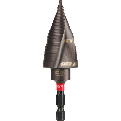 Foret &eacute;tag&eacute; #9 Shockwave Impact Duty, 7/8" - 1-1/8", Incr&eacute;ments de 1/4", Titane Infinity Industrial Services Inc.