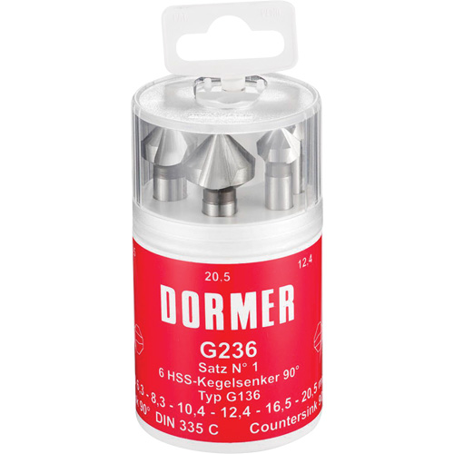 Jeu de fraises coniques 90°, 6 morcea Infinity Industrial Services Inc.