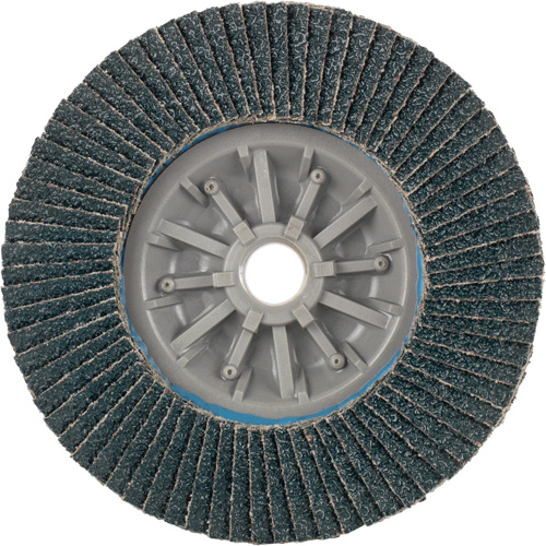 Long Life C-Trim Flap Disc, 4-1/2" x 5/8"-11, Type 27, 40 Grit, Zirconia Alumina Infinity Industrial Services Inc.