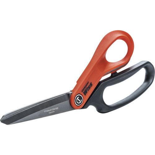 Cisailles robustes &agrave; rev&ecirc;tement en titane pour ouvriers professionnels, 10", Poign&eacute;e Anneaux Infinity Industrial Services Inc.