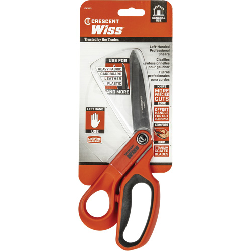 Cisaille pour ouvrier professionnel, 10", Poign&eacute;e Anneaux Infinity Industrial Services Inc.
