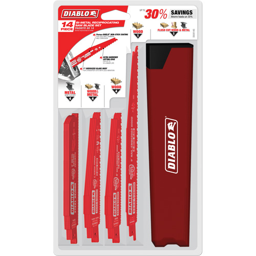 Nail-Embedded Wood & Metal Demo Reciprocating Saw Blade Set Infinity Industrial Services Inc.