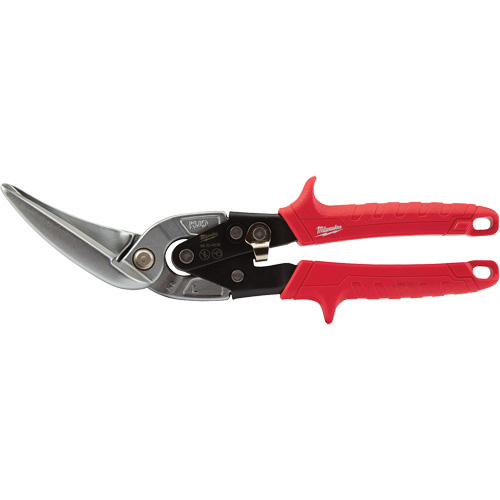 Long-Cut Offset Aviation Snips, 3" Cut Length, Straight/Left Cut Infinity Industrial Services Inc.