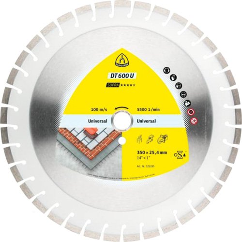 Grandes lames au diamant DT 600 U Supra Infinity Industrial Services Inc.