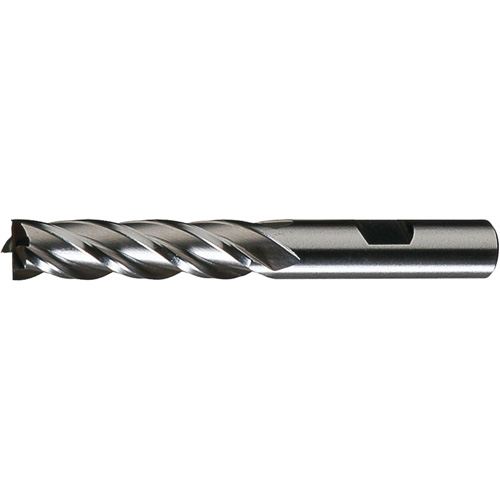 HG-4C Square Finishing End Mill, 1" Dia., 4-1/8" L, 4 Flutes, 3/4" Shank, High Speed Steel Infinity Industrial Services Inc.