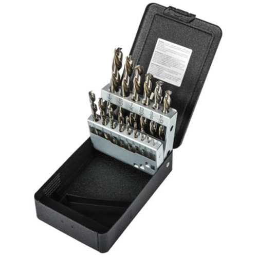 Jobber Length Drill Bit Set, 15 Pieces, High Speed Steel Infinity Industrial Services Inc.