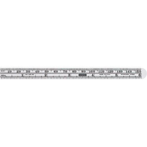Economy Precision Flexible Ruler, 6-1/2" L, Steel Infinity Industrial Services Inc.