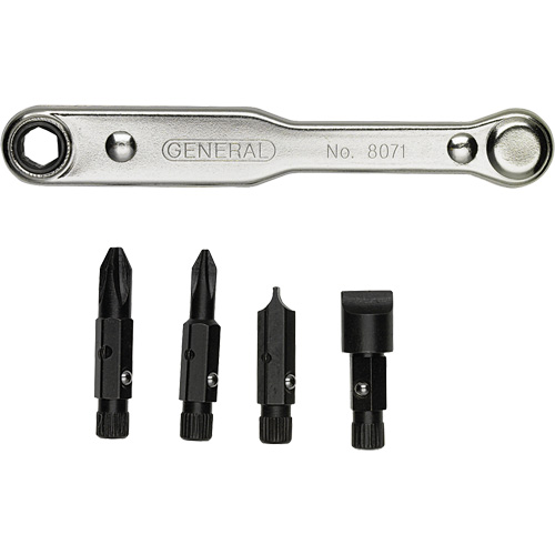Ratcheting Offset Screwdriver Set, 5 Pcs. Infinity Industrial Services Inc.