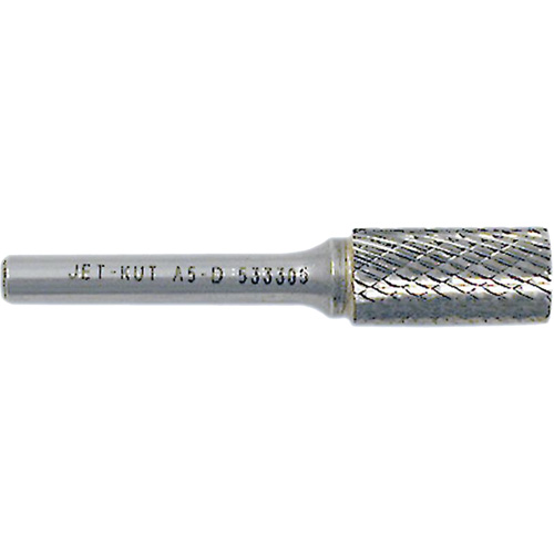 Cylindrical Burr, 5/8" Dia., 1/4" Shank, 1" Depth of Cut Infinity Industrial Services Inc.