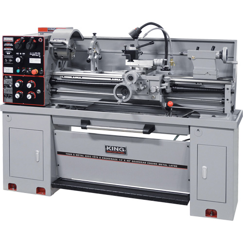 Gearhead Metal Lathes- With Taper Attachment, 75" L x 32" W x 53" H Infinity Industrial Services Inc.