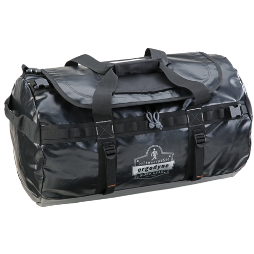 Water Resistant Duffel Bags, Vinyl, 1 Pockets, Black Infinity Industrial Services Inc.