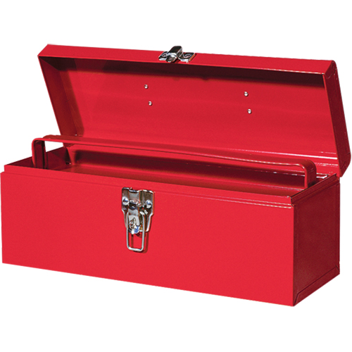 ATB100 Portable Tool Box with Metal Tool Tray, 6" D x 16" W x 6-1/2" H, Red Infinity Industrial Services Inc.