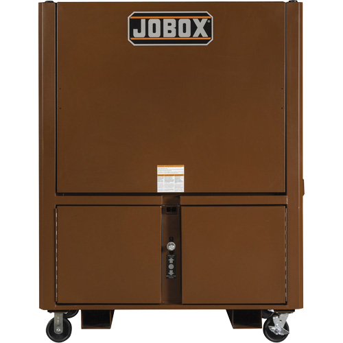 Field Office Jobsite Box, 33" W x 63" D x 80" H, Steel, Red Infinity Industrial Services Inc.