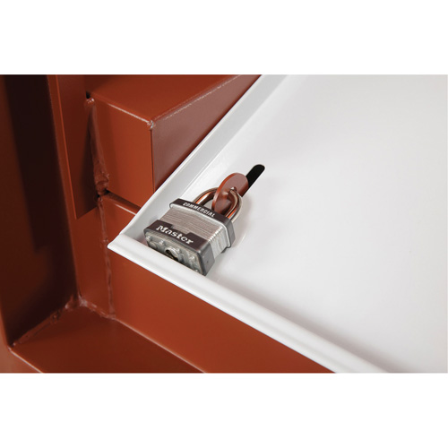 Field Office Jobsite Box, 33" W x 63" D x 80" H, Steel, Red Infinity Industrial Services Inc.