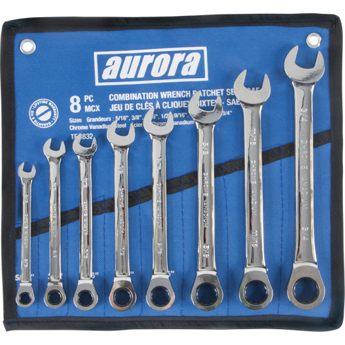 Fixed Head Wrench Set, Combination, 8 Pieces, Imperial Infinity Industrial Services Inc.