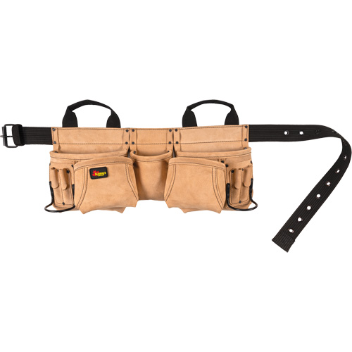 Ceinture &agrave; outils pour menuisier, Cuir, Havane Infinity Industrial Services Inc.