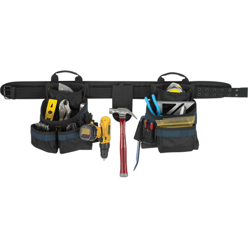 Ceinture &agrave; outils pour &eacute;lectricien, Polyester, Noir Infinity Industrial Services Inc.