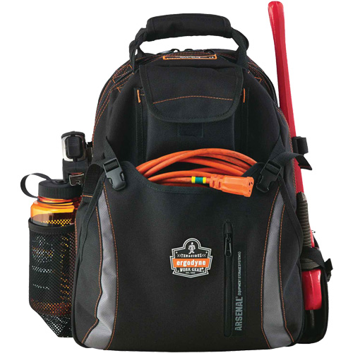 Sac &agrave; dos pour outils 5843 Arsenal, 13-1/2" lo x 8-1/2" la, Noir, Polyester Infinity Industrial Services Inc.