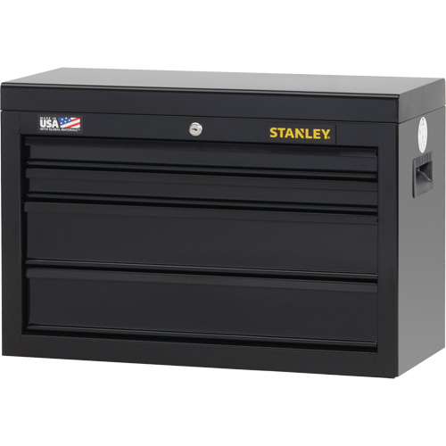 100 Series Tool Chest, 26" W, 4 Drawers, Black Infinity Industrial Services Inc.