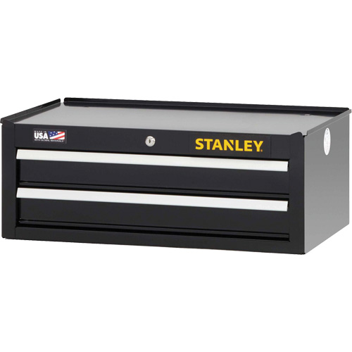 300 Series Middle Tool Chest, 26" W, 2 Drawers, Black Infinity Industrial Services Inc.