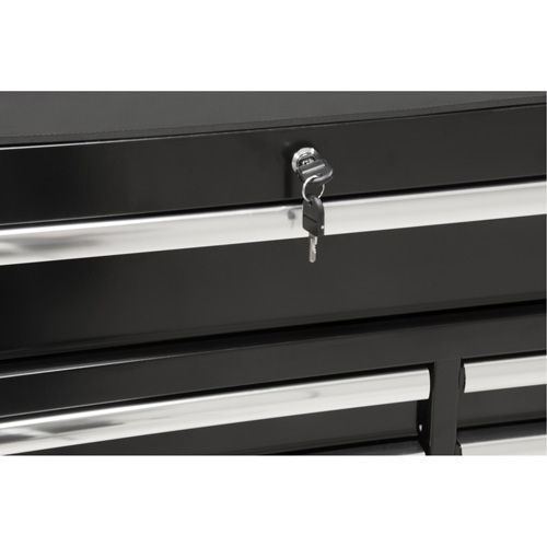 Industrial Tool Cart, 11 Drawers, 41" W x 18-3/4" D x 39-1/3" H, Black Infinity Industrial Services Inc.