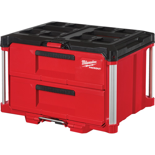 Boîte &agrave; outils avec 2 tiroirs Packout, 16-1/3" x 14-1/3" x 22-1/5", Rouge Infinity Industrial Services Inc.