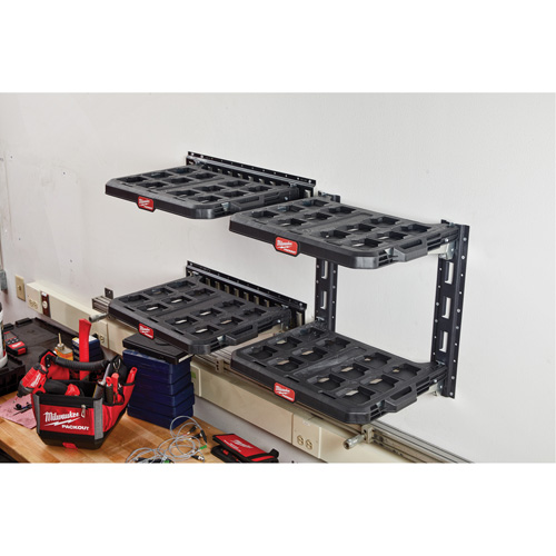 E-Track vertical pour tablettes de rayonnage Packout Infinity Industrial Services Inc.