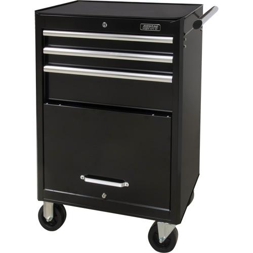 Industrial Tool Cart, 3 Drawers, 29-4/5" W x 21-1/5" D x 38-4/5" H, Black Infinity Industrial Services Inc.