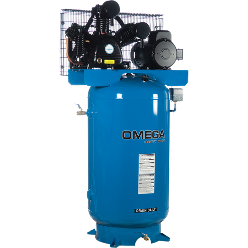 Compresseurs d'air s&eacute;rie industrielle - Compresseurs horizontaux - Deux &eacute;tages, 66,6 gal. (80 gal. US) Infinity Industrial Services Inc.