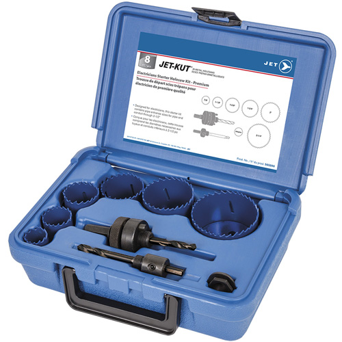 Coffret de scies-cloches haut de gamme pour &eacute;lectriciens, 8 morcea Infinity Industrial Services Inc.