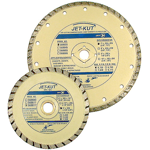 Lame diamant Turbo de premi&egrave;re qualit&eacute; JET-KUT Infinity Industrial Services Inc.
