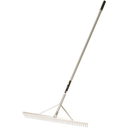 Pro Level Rakes, Aluminum Handle, 36" W, Aluminum Blade, 36 Tines Infinity Industrial Services Inc.