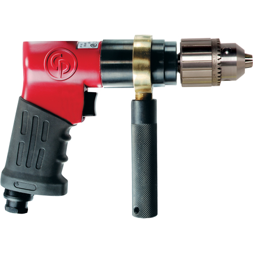 Reversible Drill, 15 CFM, 1/4" NPTF, 3/8" Chuck Infinity Industrial Services Inc.