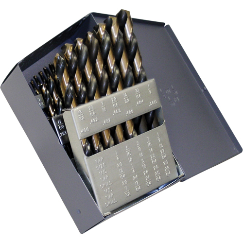 Jeux de forets CLE-FORCE, 29 morceaux, Acier rapide Infinity Industrial Services Inc.