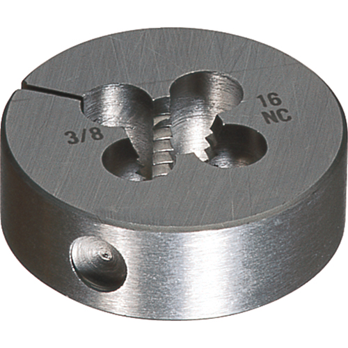 Round Adjustable Die, Bright Finish, 6-40 Thread, High Speed Steel Infinity Industrial Services Inc.
