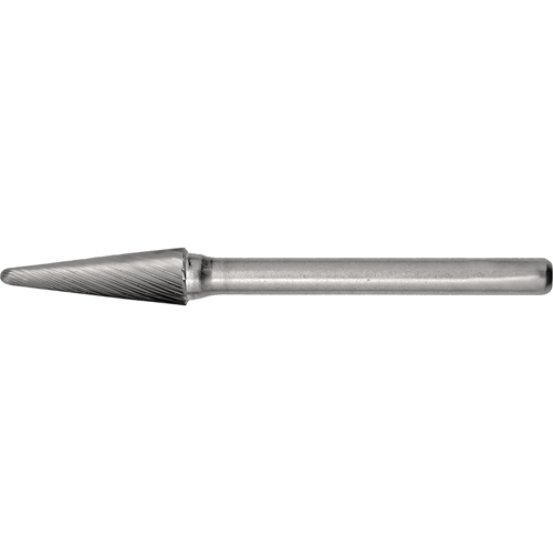 Solid Carbide Burrs - Taper Shape Radius End 14°, 1/4" Shank Infinity Industrial Services Inc.