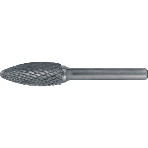 Solid Carbide Burrs - Flame Shaped, 5/16" Dia., 1/4" Shank Infinity Industrial Services Inc.