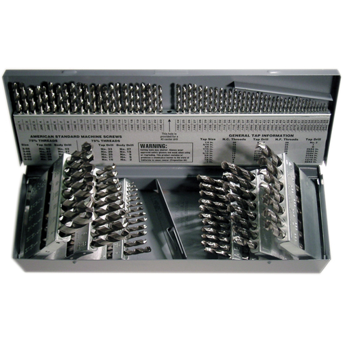 Drill Sets, 115 Pieces, High Speed Steel Infinity Industrial Services Inc.