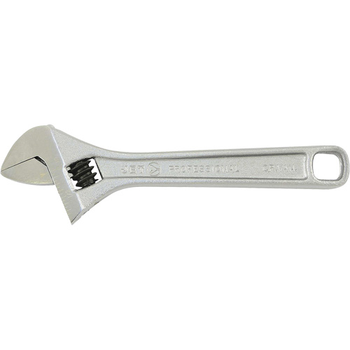 AWP-6 Super Heavy-Duty Professional Adjustable Wrench, 6" L, 15/16" Max Width, Chrome Infinity Industrial Services Inc.