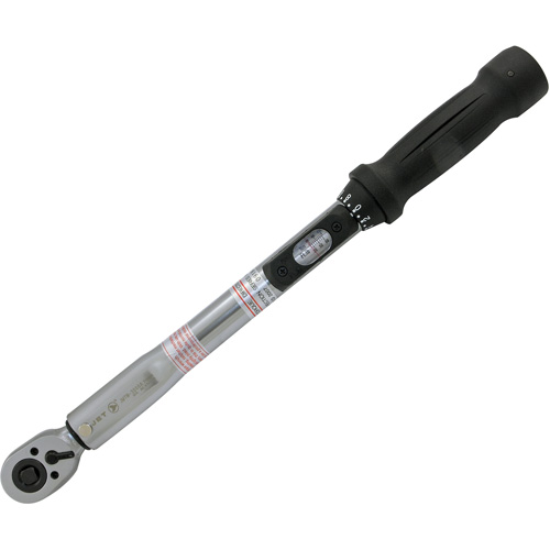 Heavy-Duty Slim Head Torque Wrench, Click, 3/8" Square Drive, 10 - 80 ft-lbs. Infinity Industrial Services Inc.