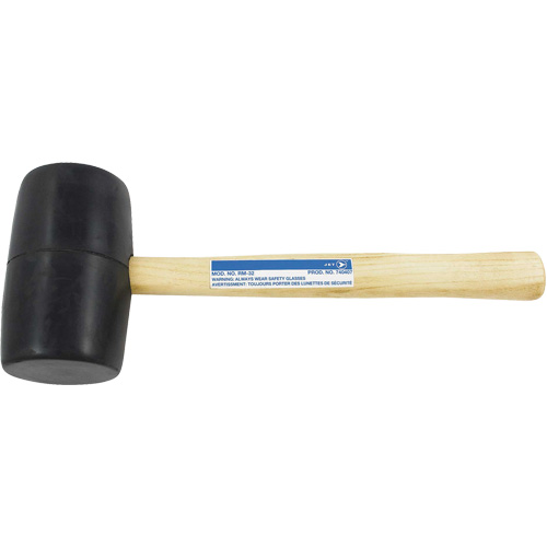 RM-32 Rubber Mallet, 32 oz., Wood Handle, 13-1/2" L Infinity Industrial Services Inc.