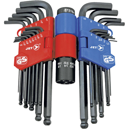 JBHK-22SM Ball Nose Hex Key Set, 22 Pcs., Metric & Imperial Infinity Industrial Services Inc.