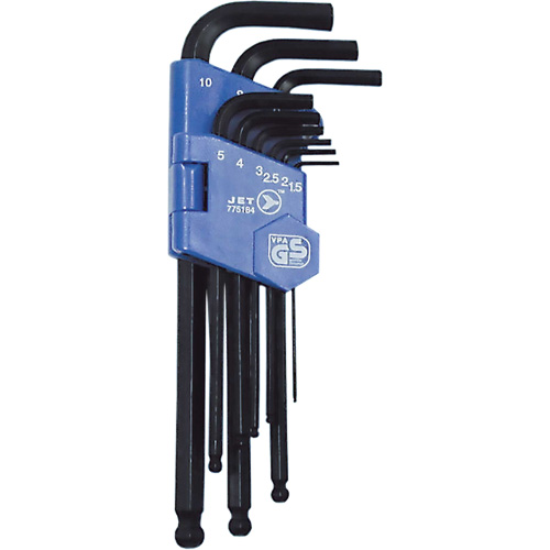 JBHK-9M Ball Nose Hex Key Set, 9 Pcs., Metric Infinity Industrial Services Inc.