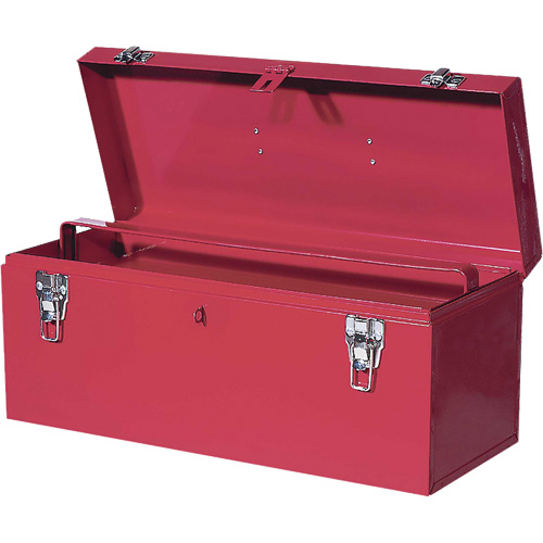 TB21 Steel Hand Tool Box, 8-3/4" D x 20" W x 9-3/8" H, Red Infinity Industrial Services Inc.