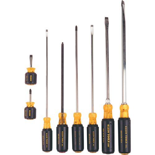 Long & Short Cushion-Grip Screwdriver Set, 8 Pcs. Infinity Industrial Services Inc.