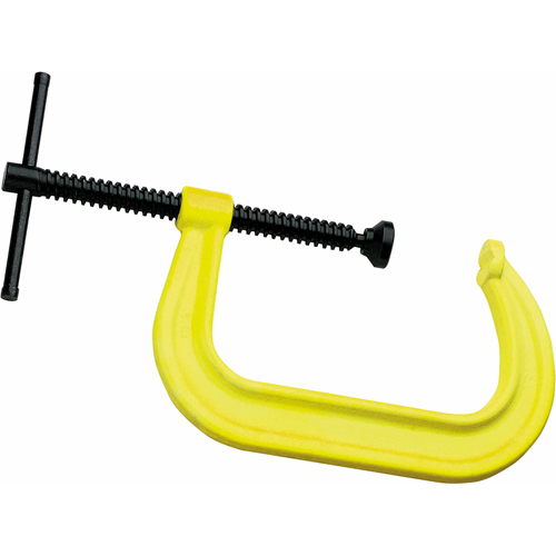 Hi-Vis Safety C-Clamp, 8-1/4" (210 mm) Capacity, 5" (127 mm) Throat Depth Infinity Industrial Services Inc.