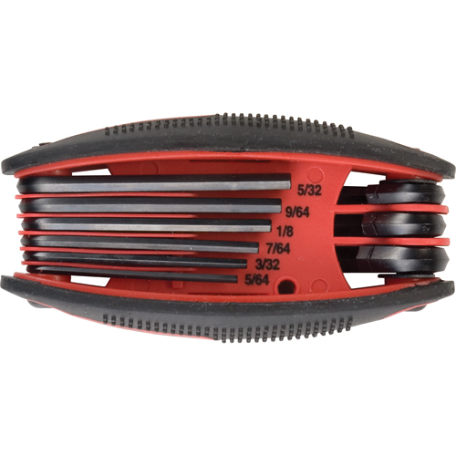 Folding Hex Key Set, 9 Pcs., Imperial Infinity Industrial Services Inc.