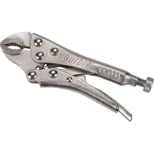 Locking Pliers with Wire Cutter, 4" Length, Curved Jaw Infinity Industrial Services Inc.