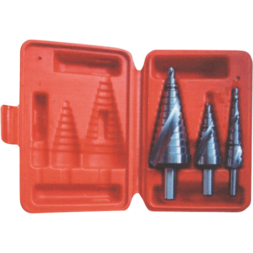 Step Drill Set, 3 Pieces, High Speed Steel Infinity Industrial Services Inc.
